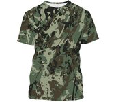 Camiseta de camuflaje de moda de verano para hombre, nueva camiseta informal de manga corta con cuello redondo y estampado de veterano, camisetas para hombre S