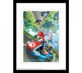 Super Mario Lámina enmarcada Kart 8 Flip 40cm x
