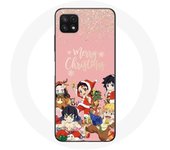 Coque pour Samsung Galaxy A22 5G Demon slayer merry christmas affiche Anime Manga