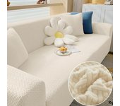 Funda de sofá gruesa, funda de sofá elástica de Jacquard, funda de sofá esquinero en forma de L de 1/2/3/4 plazas para sala de estar 1 Seater 90-130cm
