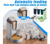 Comedero automático de gran capacidad para mascotas, bebederos para perros, gatos, golden retriever, cuencos de alimentación, suministros para perros One Size