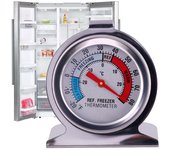 Refrigerador Congelador Termómetro Refrigerador DIAL Tipo Soporte para colgar de acero inoxidable