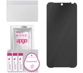 apgo Privacy Matte Hybrid protective glass compatible with myPhone HAMMER Blade 3, flexible nano glass, great replacement for tempered glass, scratch-