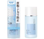Cezanne Oil Control Primer Light Blue 30ml - Long-Lasting Shine-Free Makeup Base