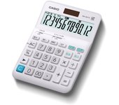 Calculadora de impuestos Casio W, calculadora de impuestos de 12 dígitos, tipo de escritorio blanca DW-200TC-N blanco