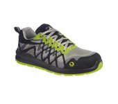 Portwest - Zapatillas deportivas de seguridad para hombre, respetuosas con el medio ambiente, compuestas 4 UK amarillo/negro