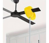 1pc Duster De Microfibra Extensible Para Techos Y Ventiladores - Herramienta De Limpieza Versátil, Lavable Y Ecológica Para El Hogar Y El Coche Telescopic model azul