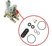Kit de reparación de válvula de calentador Juego de piezas de reparación de calentador No es necesario comprar una válvula nueva Adecuado para la autorreparación del vehículo W124
