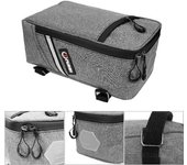 Bolsa trasera para bicicleta de 5L, bolsa resistente al agua para maletero de bicicleta, bolsa para asiento trasero de bicicleta eléctrica, alforja camuflaje