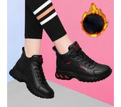 Zapatillas deportivas de piel de alta calidad para mujer, zapatillas de deporte informales antideslizantes para invierno, zapatillas deportivas para mujer 2024 35