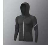 Chándal deportivo de secado rápido para hombre con camiseta de manga larga y pantalones deportivos: Ideal para carreras matutinas, entrenamiento de baloncesto y deportes de otoño-invierno. M