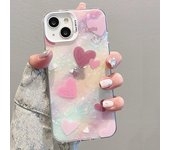 Sweet Cool Girl Shining Shell Love Heart Case para Iphone 13 14 11 12 Pro Max 14promax Shockproof Phone Cover For iPhone 12 Pro