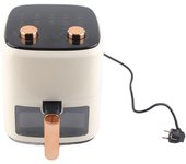 Freidora de aire multifunción sin aceite, totalmente automática, 5,5 l, gran capacidad, para el hogar, visible L
