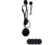 Solo apto para usar con MAXTO M3 Set M3 Drive Grabadora Intercomunicador Piezas Auricular Micrófono Piezas de repuesto Tipo Cámara, negro