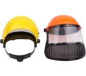 Casco de seguridad para cortacésped de jardín, sombrero con máscara protectora de malla facial completa para tala, desbrozadora, protección forestal A4