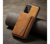Kickstand 2 en 1 caja de cuero de función magnética para Samsung Galaxy A53 5g A 53 sin huellas dactilares de la cubierta del teléfono celular Coque for Galaxy A53 5G verde