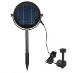Anself 9V 2W/3W Fuente de energía solar Kit de bomba de agua sumergible sin escobillas 9V/3W
