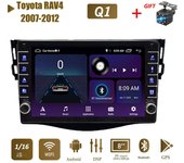 Radio Android para coche para Toyota RAV4 2007-2012 con botón, reproductor de vídeo estéreo Multimedia 2din, WIFI, GPS, 1 + 16GB 1+16GB