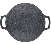 Parrilla de barbacoa coreana, cocina de inducción universal, sartén antiadherente, placa de barbacoa de aluminio engrosada para 34cm / 13.4in