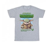 STAR WARS Camiseta The Mandalorian The Force Is Strong para hombre S gris