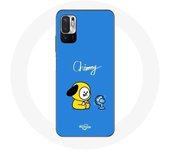Coque pour Xiaomi Poco M3 Pro Bangtan BTS BT21 Chimmy Jimin Fond Bleu