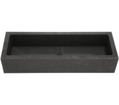 Molde Lingotera Rectangular de Grafito Estabilidad Térmica Crisol de Grafito de Alta Pureza Molde para Fundición