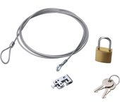 Candado de seguridad con cable ELECOM (1,7 m/2,2 mm de diámetro) ESL-3R