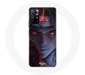 Coque pour Xiaomi Redmi Note 11s 5G Itachi Uchiwa Naruto Manga Affiche Visage