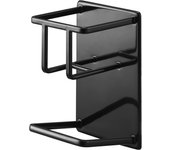 Yamazaki Jitsugyo - Soporte magnético para esponja y botella, color negro (aprox.). Soporte para esponjas flotante tipo torre (ancho 7,9 x profundidad 6,7 x alto 11,5 cm) 3768