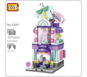 LOZ 1648 ciudad calle ropa tienda de vestidos arquitectura de alta costura DIY Mini bloques de construcción juguete para niños regalo sin caja