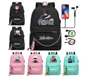 Mochila de Anime para niños y adolescentes, mochila de dibujos animados, impermeable, para estudiantes, niños y niñas, mochila escolar