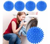 4x Bolas de Secadora Lavado de Ropa Secado de Telas Bolas Suavizante de Telas Limpieza del Hogar