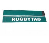 Juego de cinturones de rugby Carta Sport Tag 28cm x verde