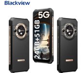 Smartphone resistente Blackview BL9000 5G Mobile + protective case oro