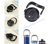 Tapas de sellado de tapa de taza a prueba de derrames para botella Tyeso 600/750/900/1050/1200ml black for 600/750/900ml