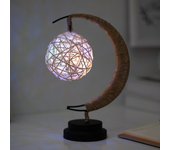 Bolas de ratán para regalo de cumpleaños para niña, estrellas, regalo chino para San Valentín, para enviar a la novia, regalo de graduación, luces de hierro hechas a mano Rattan light - battery