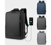 Mochilas antirrobo Oxford para ordenador portátil de 14 pulgadas, Mochilas escolares de moda para viaje para hombre, Mochilas femeninas informales para mujer, Mochilas escolares con carga USB GDN negro