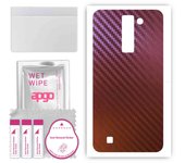 apgo skin sticker film foil vinyl for the BACK compatible with LG Stylus 2, scratch-resistant, easy to install - Carbon Chameleon CAKA5