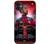 Coque maniacase pour Iphone 12 mini Lewis Hamilton Ferrari officiel