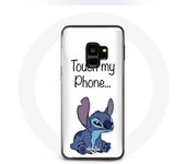 Coque pour Samsung Galaxy S9 plus Lilo et Stitch mignon Fond blanc
