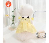 Ropa de verano para mascotas, abrigo con estampado bonito, camisa para perros y gatos pequeños y medianos, chaqueta, traje de verano para Bulldog Francés y Chihuahua XXL