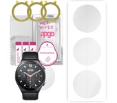 3 protectores de pantalla de hidrogel apgo para Xiaomi Watch S1, película de hidrogel, con capa de posicionamiento de fácil instalación