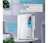 Secador multifuncional del purificador del aire del deshumidificador elegante portátil de 220V 2.2L Home Office