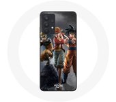 Coque pour Samsung Galaxy A32 4G Sangoku naruto Luffy one piece Dragon Ball z 3D Anime manga