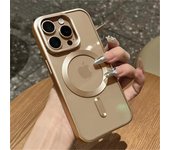 Estuche de carga inalámbrica magnética con revestimiento mate para iPhone 11, 12, 13, 15, 14, 16 Pro Max Plus, suave, transparente, a prueba de golpes iPhone 16 Pro Max negro