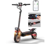 Patinete eléctrico para adultos Boyueda Q7 Pro Max 3200W 10'' 52V28AH NFC activado, control por aplicación negro