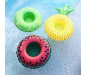 1 portavasos inflables con formas encantadoras, posavasos inflables para piscina, flotadores para bebidas, decoración de fiestas, juguetes para niños