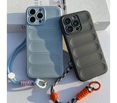 Funda a prueba de golpes para iPhone 11 12 13 14 Pro Max XS XR X 7 8 Plus 6 6S SE 2020 2022 SE2, funda trasera de silicona para teléfono For iPhone 6 6S azul claro
