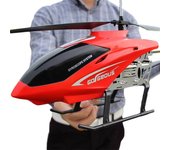 Helicóptero teledirigido Extra grande de 3,5 canales y 80cm, helicóptero teledirigido de juguete con carga duradera, modelo UAV, avión para exteriores