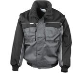 WORK-GUARD by Result Chaqueta piloto resistente con mangas con cremallera para hombre XXL azul oscuro